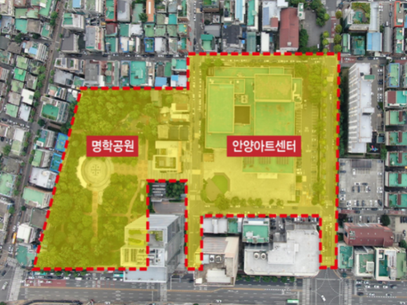문화예술거리 조성사업지역