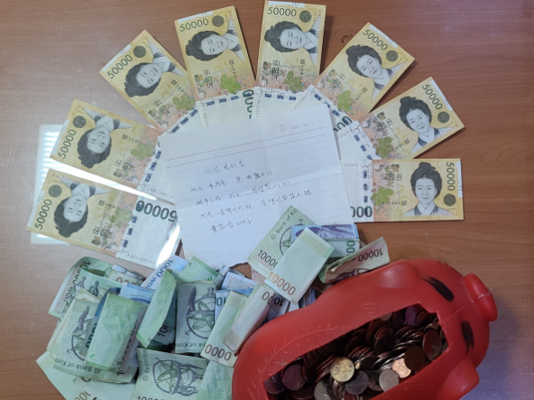 익명의 기부천사들, 광주시 초월읍에 따뜻함 더해