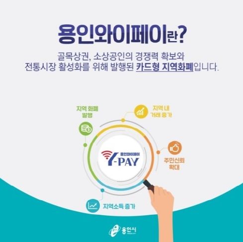 용인와이페이 확대 발행, 소상공인 매출증가에 기여