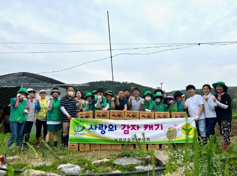 광주시 남한산성면 새마을부녀회, '사랑 나눔 감자' 수확