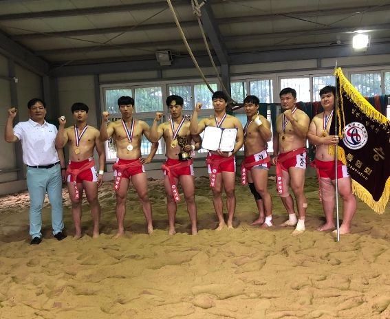 광주시청 씨름팀, 제52회 회장기 전국 장사 씨름대회 단체전 우승