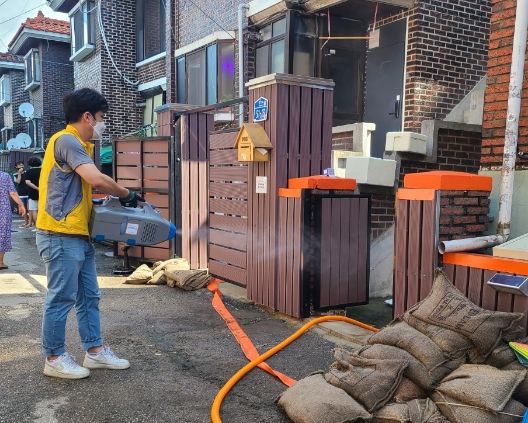 광주시, 수해지역 집중방역 강화