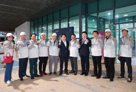 주광덕 남양주시장, '제68회 경기도체육대회' 출전 선수단 격려