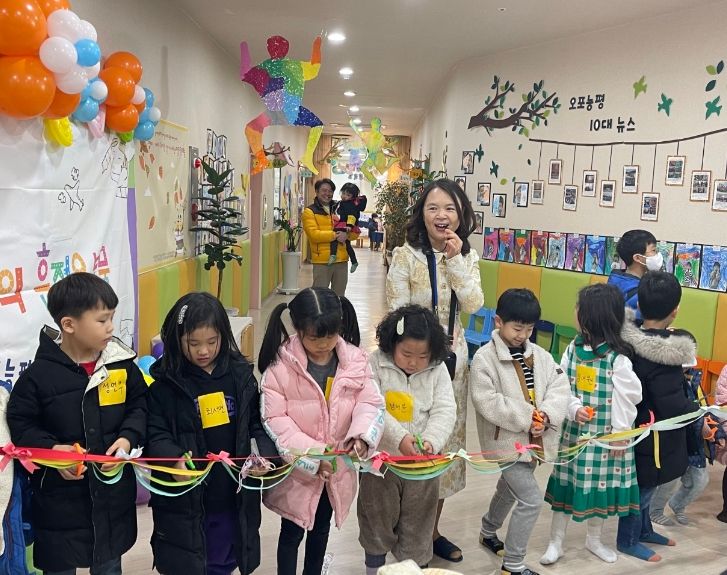 오포능평 어린이집, 꼬마 작가들의 출판기념회 개최
