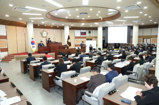 제272회 임시회 제1차 본회의 전경