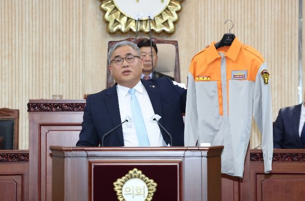 문재호 시의원 의용소방대 건물신축 요구