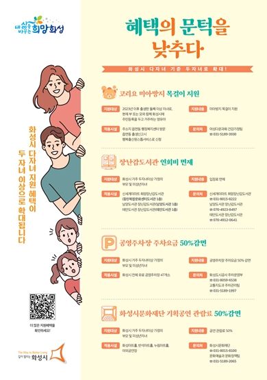다자녀 기준 변경