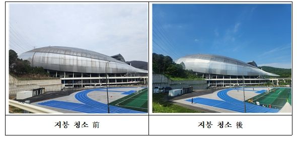 용인도시공사, 용인미르스타디움 환경 개선 실시