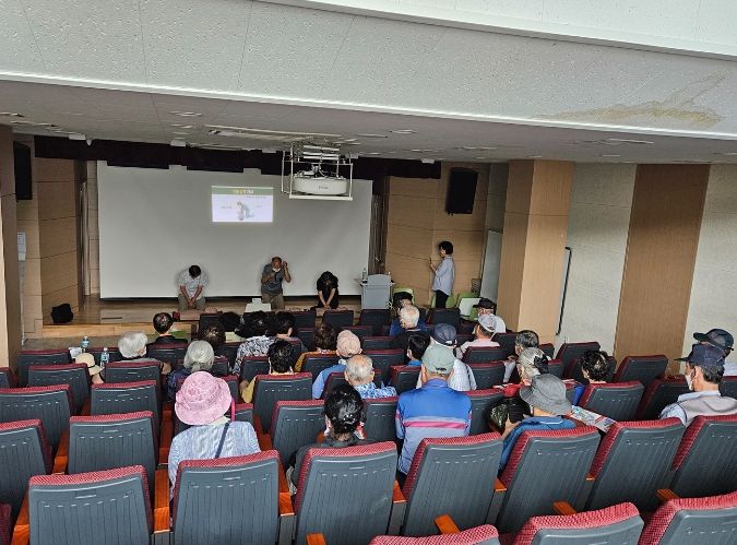 광주시, 능평동 노인일자리사업 참여자 안전 및 활동교육