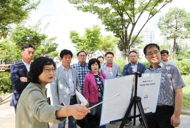 성남시의회 경제환경위원회, 푸른도시사업소 소관 주요 사업지 현장방문 실시