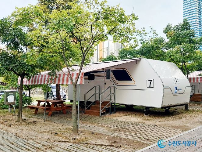 신규 도입된 신규카라반. (사진=수원도시공사 제공)