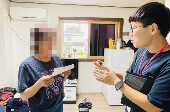 동두천시 중앙동, 복지사각지대 발굴시스템 통보 13가구 방문