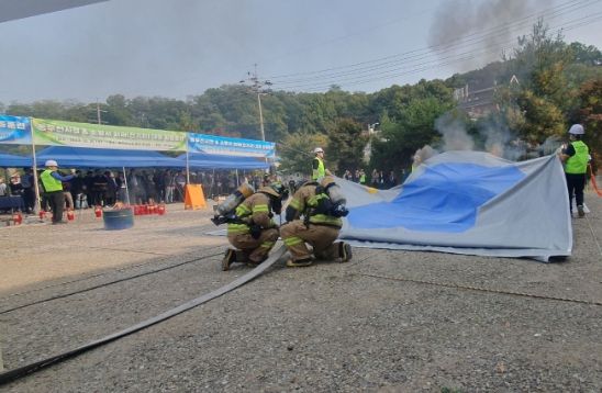 동두천시·동두천소방서, 소방합동훈련 실시