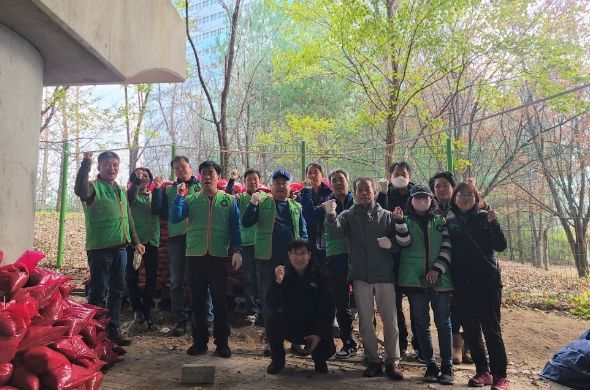 남양주시 별내행정복지센터, 설해 대비 모래주머니 제작