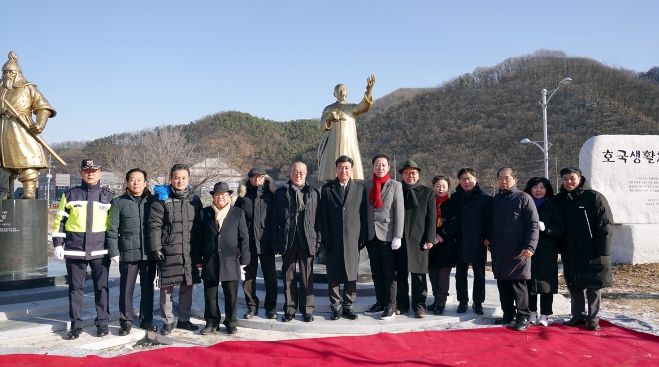 광주시 곤지암읍, 이종훈 선생·신립 장군 동상 제막식 개최