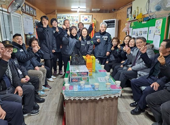 동두천시 상패동 행정복지센터, 자율방범대 위문과 격려의 시간 가져