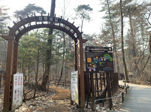 광릉숲 정원벨트 비밀의 숲 ‘오솔길’