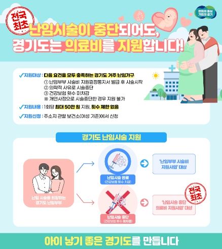 난임시술 중단 의료비 지원