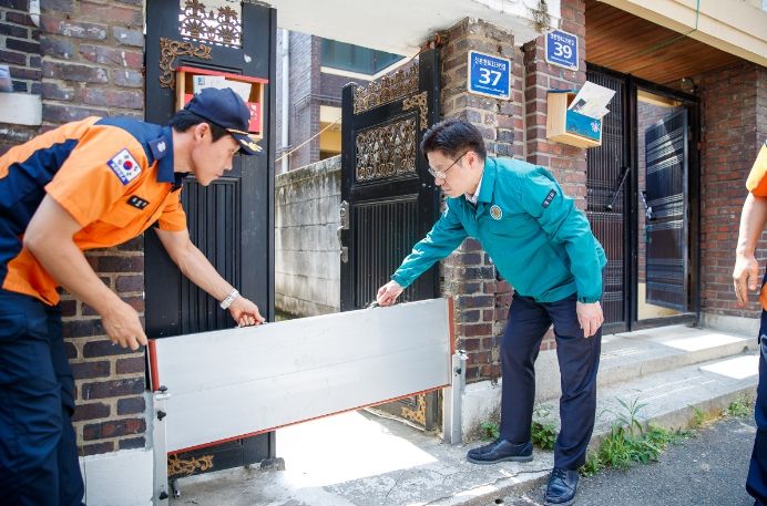 군포시 반지하 주택가 및 공동주택 지하주차장 현장 점검