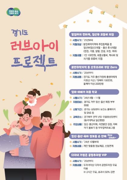 경기도 러브아이 프로젝트 포스터