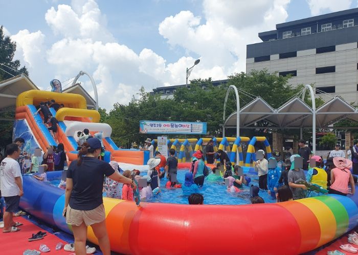 강수현 양주시장, ‘아띠 물놀이 마당 행사’ 참석