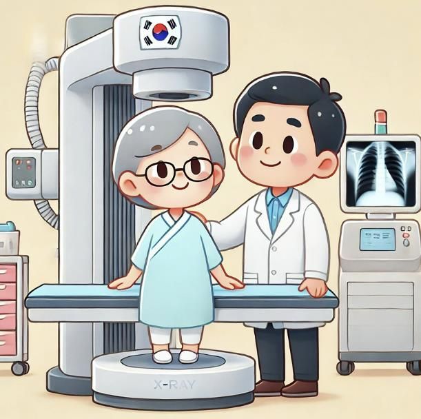 성남시 65세 이상 어르신 결핵 검진 위한 흉부 엑스레이 촬영 홍보 이미지