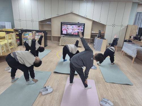 인천남부교육지원청, ‘남부행복동행유치원’ 어린이 요가 활동 실시