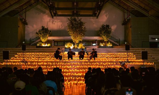 상상플랫폼 캔들라이트 콘서트 행사 전경