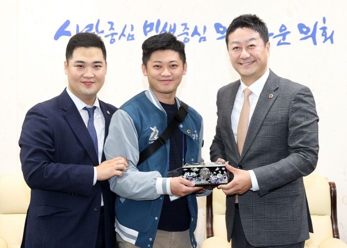 경기도의회 김진경 의장, 2일 ‘대만JC 잉거구 지부 방문단’ 접견