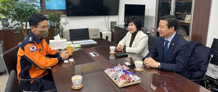 성남시의회 이준배, 정연화 의원, 분당소방서 방문