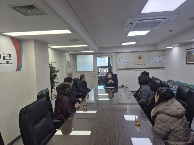 지역아동센터 자치구 대표자 협의회 임원진과 간담회