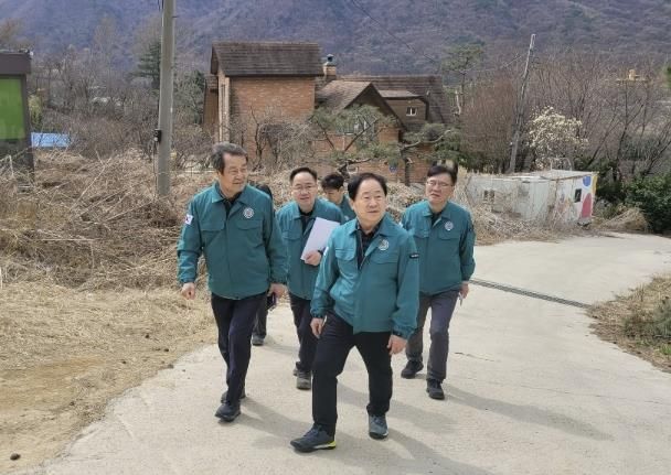 주광덕 남양주시장, 예봉산·천마산 등 산불 대응 현장 점검 나서