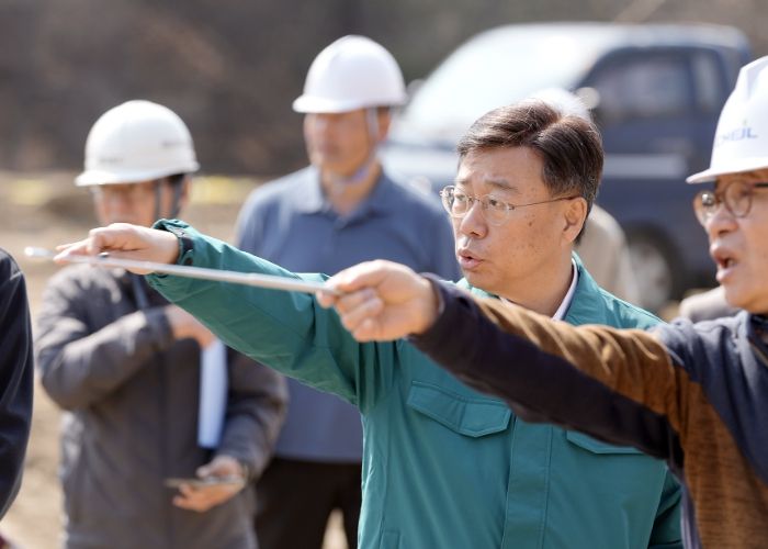 신상진 성남시장, 율동 오토캠핑장 조성공사 현장 점검(1) ⓒ타임즈