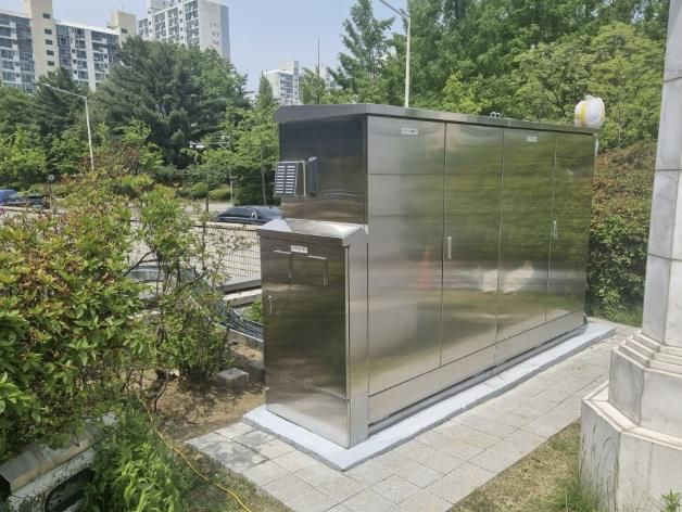 동안구 범계지하차도(수배전반 지상 이전 모습)