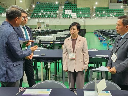 인천시선관위 위원장, 제21대 대통령선거 개표소 설비상황 현장 점검