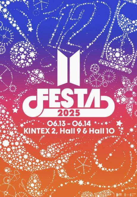 ‘2025 BTS FESTA’ 오프라인 행사 포스터(사진 제공=빅히트뮤직, 하이브)