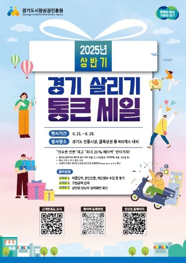 남양주시, ‘경기 살리기 통큰 세일’로 환급 혜택 쏟아진다…도비 1억 7,700만 원 확보