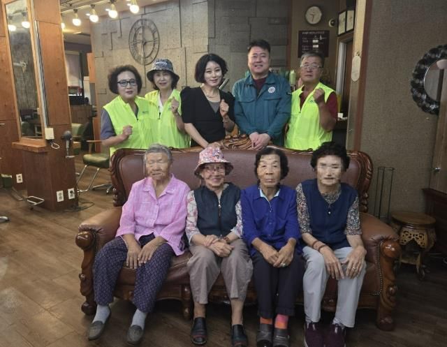 양평군 용문면 지역사회보장협의체, 더오렌지헤어와 함께 어르신 대상 무료 이미용 서비스 진행