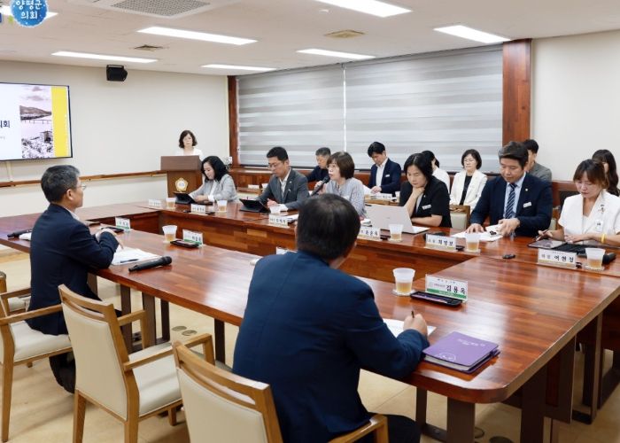 양평군의회, 매월 정책협의회 운영으로 군정 현안 수시 점검