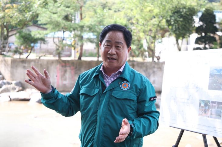 남양주시, 수해복구 현장과 재해방지 시설 현장점검… 8월 ‘정책현장 투어’ 진행(봉선사천)