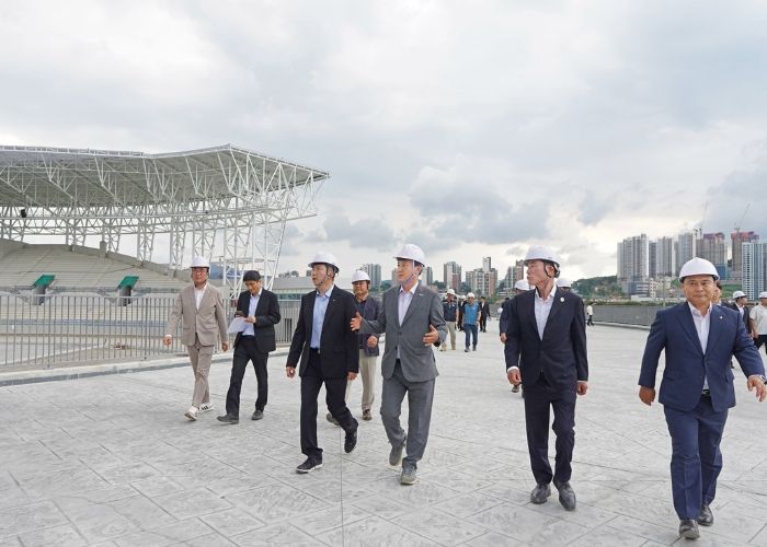 광주시 종합운동장 건립 현장 방문 및 경기도 종합체육대회 준비 점검