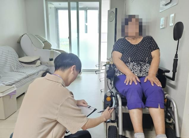 장애인보조기기 사용