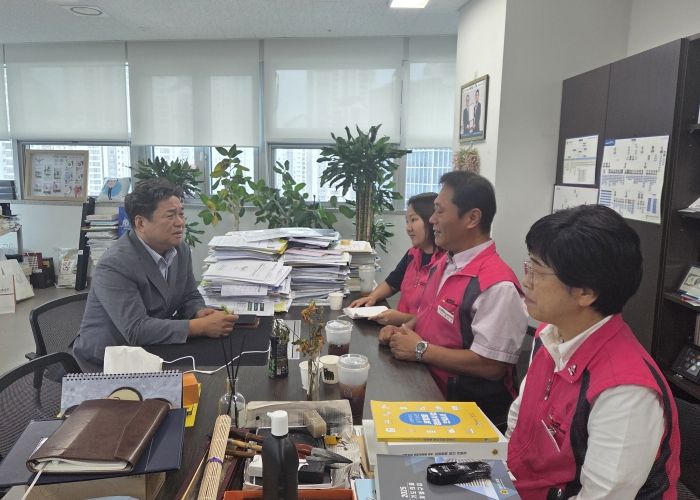 김호겸 경기도의회 교육기획위원회 의원, 경기도교육청 관내 학교 급식실 조리실무사 대표단과 간담회 개최