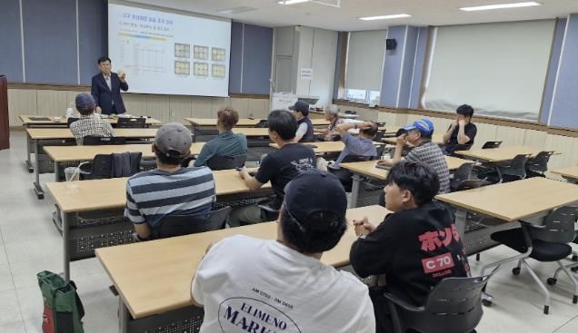 신선농산물 수출단지 원황 교육 모습