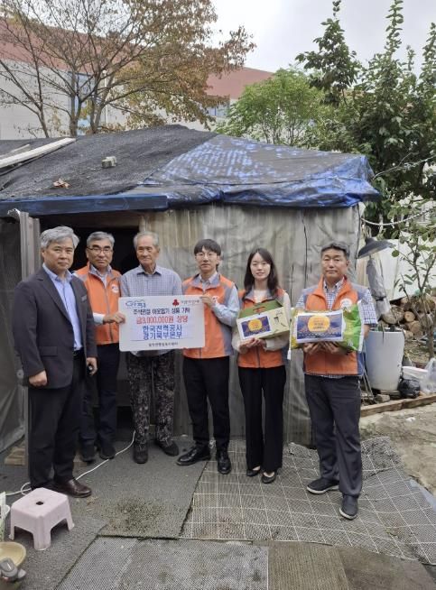 한전 경기북부본부, 가평군 설악면에 성품‧성금 기탁