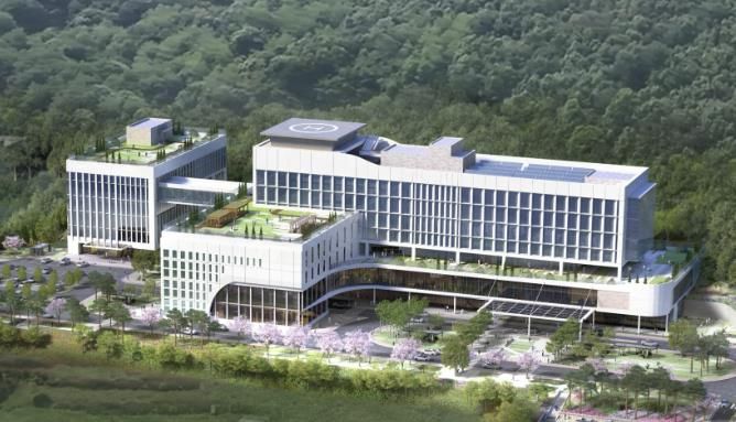 아산 경찰병원 조감도