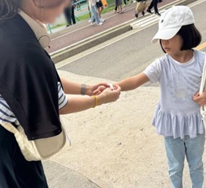 청주시, 주요 행사장서 미아방지 팔찌 배부