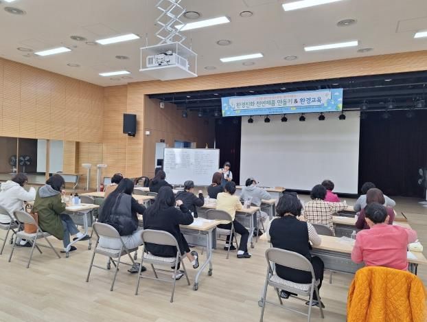 의정부시 송산3동 주민자치회, 두 번째 환경친화 천연제품 만들기 체험 실시