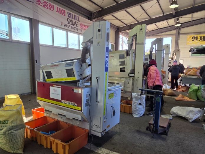 홍천군 농업기계임대사업소, 콩·팥 선별장 본격 가동