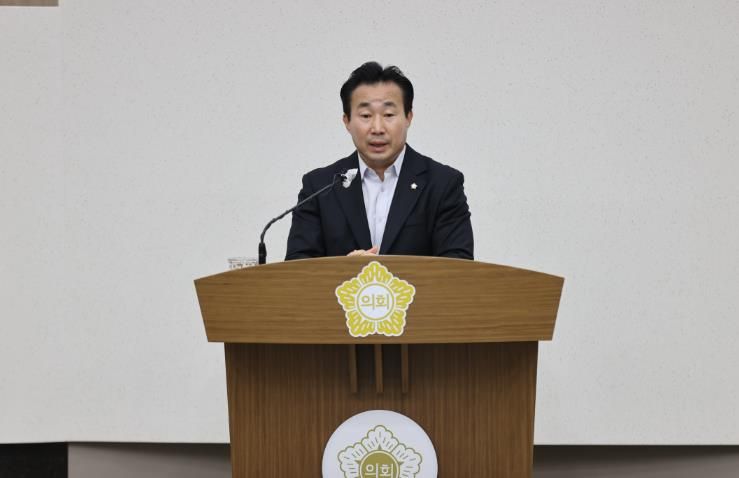 윤명수 의원님 5분발언 사진